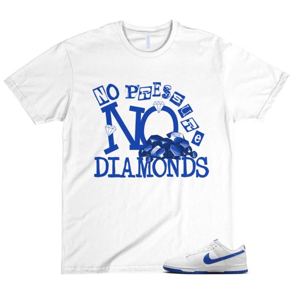 Dunk White Hyper Royal Summit Low T Shirt Match DIAMOND ,DH9765-105 Jezsport.com