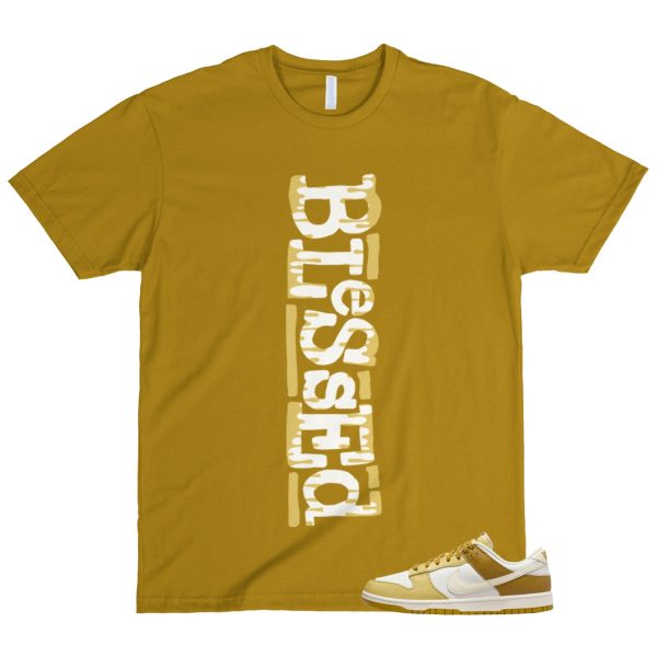 Dunk Bronzine Saturn Gold Sail Coconut Milk Low T Shirt Match B2, FZ4042-716 Jezsport.com