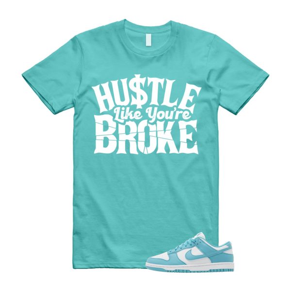 Dunk Dusty Cactus Low Next Nature Aqua Blue White T Shirt Match BROKE ,DD1873-105 Jezsport.com