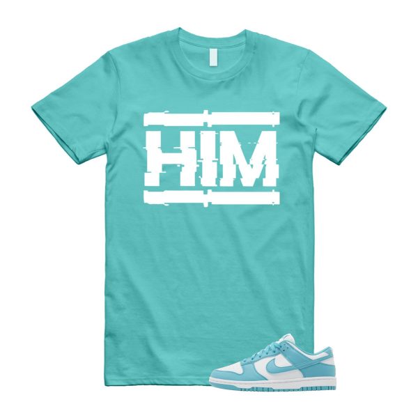 Dunk Dusty Cactus Low Next Nature Aqua Blue White T Shirt Match HIM ,DD1873-105 Jezsport.com