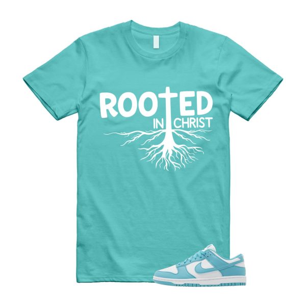 Dunk Dusty Cactus Low Next Nature Aqua Blue White T Shirt Match ROOTED ,DD1873-105 Jezsport.com