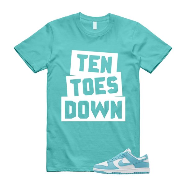 Dunk Dusty Cactus Low Next Nature Aqua Blue White T Shirt Match TTD ,DD1873-105 Jezsport.com