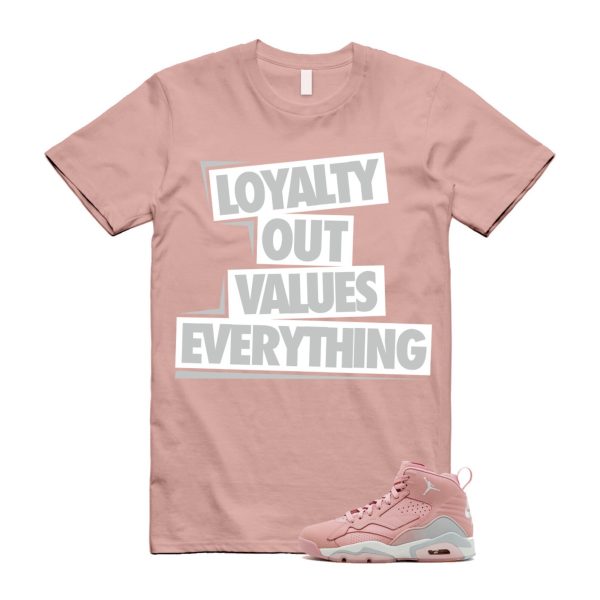 MVP Pink Glaze Neutral Grey Sail T Shirt Match LOVE ,FB9019-600 Jezsport.com