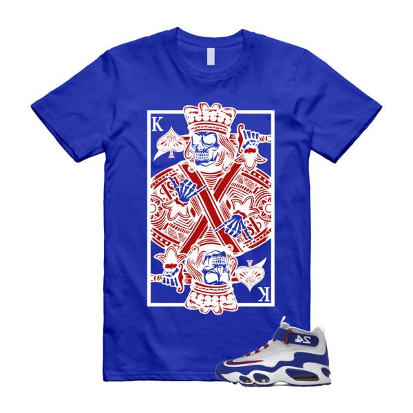 Air Griffey Max 1 USA White Blue Red 24 T Shirt Match KC ,DX3723-100 Jezsport.com