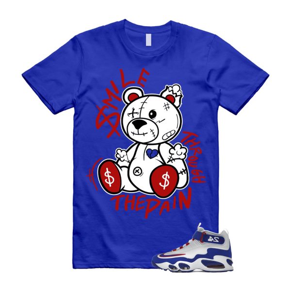 Air Griffey Max 1 USA White Blue Red 24 T Shirt Match SM2 ,DX3723-100 Jezsport.com