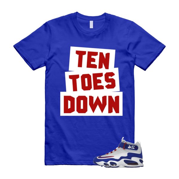 Air Griffey Max 1 USA White Blue Red 24 T Shirt Match TTD ,DX3723-100 Jezsport.com