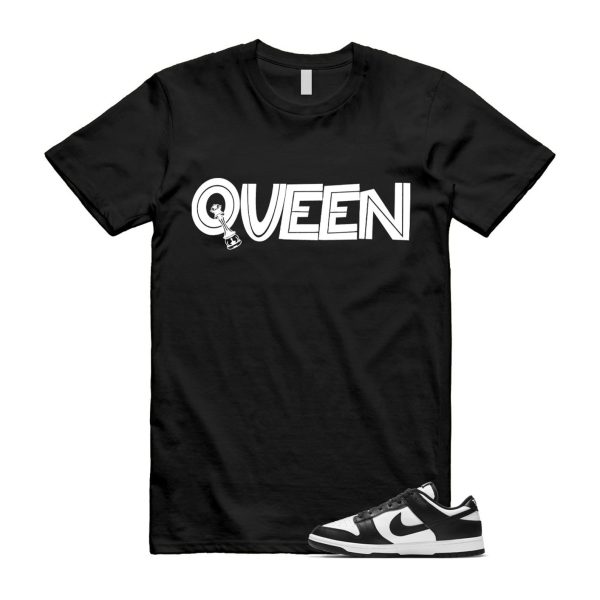 Dunk Panda White Black Low Retro Classic Traditional T Shirt Match QUEEN ,DD1503-101 Jezsport.com