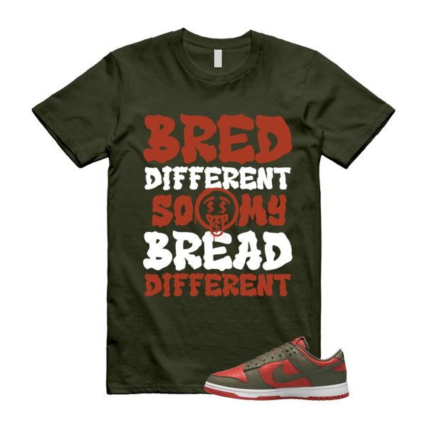 Dunk Mystic Red Cargo Khaki White Low T Shirt Match BDBD ,DV0833-600 Jezsport.com