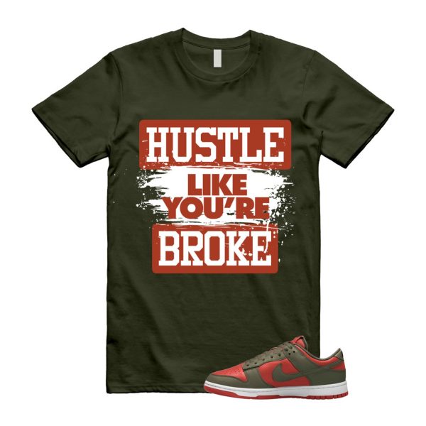 Dunk Mystic Red Cargo Khaki White Low T Shirt Match HLYB ,DV0833-600 Jezsport.com