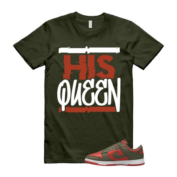 Dunk Mystic Red Cargo Khaki White Low T Shirt Match HQ ,DV0833-600 Jezsport.com