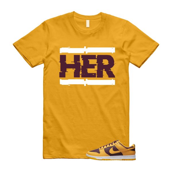 Dunk Arizona Maroon Yellow University Gold State Washington White Deep Low T Shirt Match HER ,DD1391-702 Jezsport.com