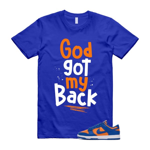 Dunk Knicks Team Royal Blue Orange Low Bright Ceramic T Shirt Match GOD ,DV0833-800 Jezsport.com