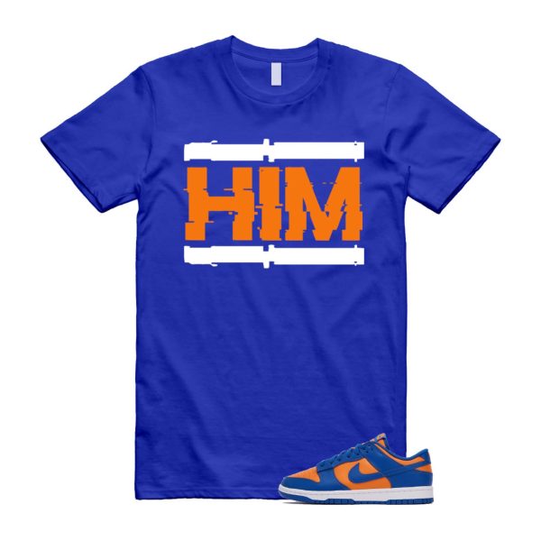 Dunk Knicks Team Royal Blue Orange Low Bright Ceramic T Shirt Match HIM ,DV0833-800 Jezsport.com