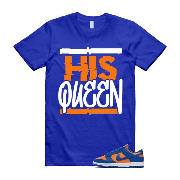 Dunk Knicks Team Royal Blue Orange Low Bright Ceramic T Shirt Match HQ ,DV0833-800 Jezsport.com