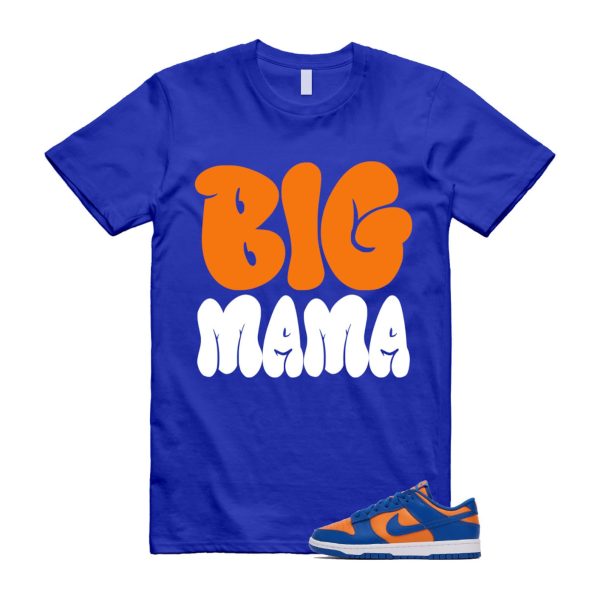 Dunk Knicks Team Royal Blue Orange Low Bright Ceramic T Shirt Match MAMA ,DV0833-800 Jezsport.com