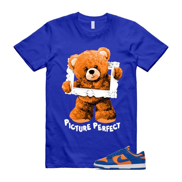 Dunk Knicks Team Royal Blue Orange Low Bright Ceramic T Shirt Match PIC ,DV0833-800 Jezsport.com