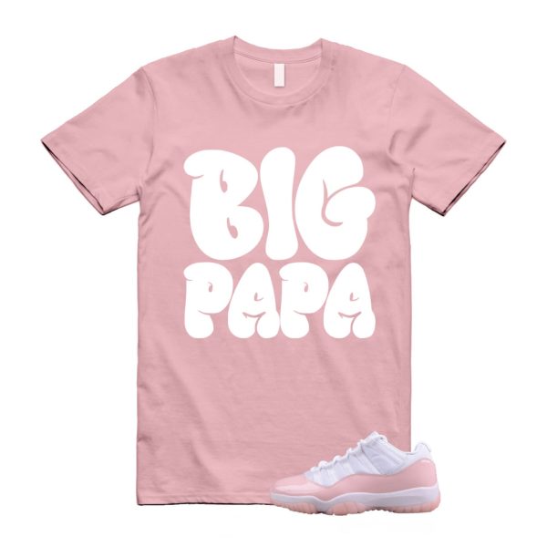 11 Legend Pink Low White T Shirt Match PAPA ,AH7860-160 Jezsport.com