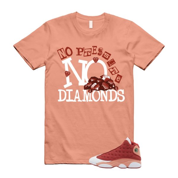 13 Dune Red Terra Blush White T Shirt Match DIAMOND ,DJ5982-601 Jezsport.com