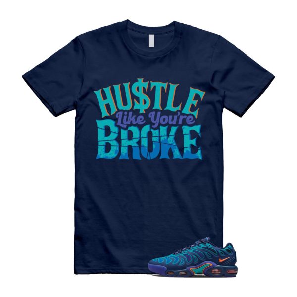 Air Max Plus Drift Midnight Navy Total Orange Dusty Cactus T Shirt Match BROKE ,FD4290-400 Jezsport.com