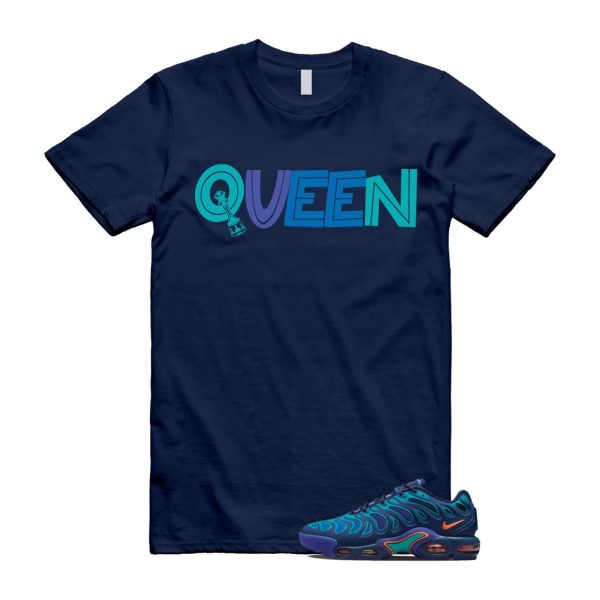 Air Max Plus Drift Midnight Navy Total Orange Dusty Cactus T Shirt Match QUEEN ,FD4290-400 Jezsport.com