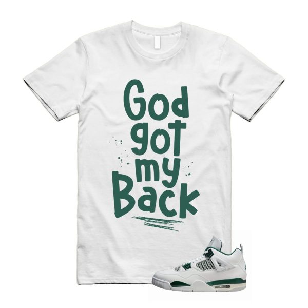 4 Oxidized Green White Neutral Grey T Shirt Match GOD ,FQ8138-103 Jezsport.com