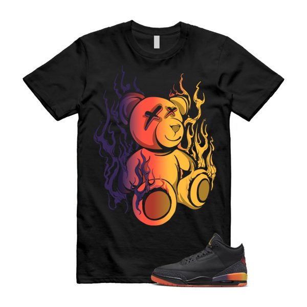 3 J Balvin Rio Black Solar Flare Total Crimson Abyss T Shirt Match LIT ,FN0344-001 Jezsport.com