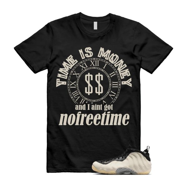 Foamposite Orewood Air One Light Brown Black Team Gold Chrome T Shirt Match FREE TIME Jezsport.com