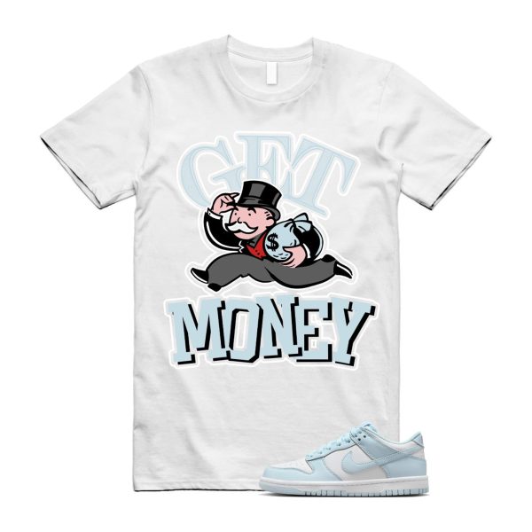 Dunk White Glacier Blue Low GS T Shirt Match GM Jezsport.com