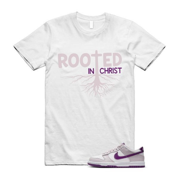 Dunk Platinum Violet Viotech White Low T Shirt Match ROOTED ,FB9109-104 Jezsport.com