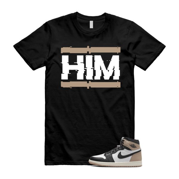 1 Latte High OG Legend Medium Brown White Sail Black T Shirt Match HIM, FD2597-021 Jezsport.com