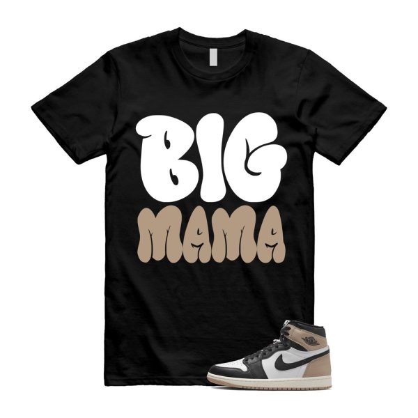 1 Latte High OG Legend Medium Brown White Sail Black T Shirt Match MAMA, FD2597-021 Jezsport.com