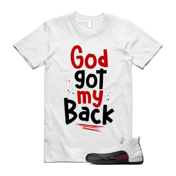 12 Taxi Flip White Gym Red Black T Shirt Match GOD ,153265-162 Jezsport.com