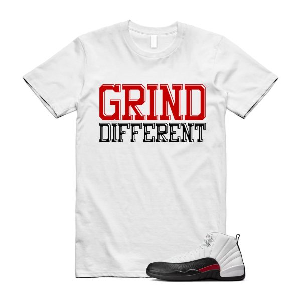 12 Taxi Flip White Gym Red Black T Shirt Match GRD ,153265-162 Jezsport.com