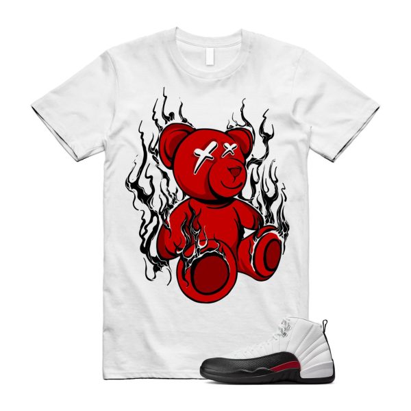 12 Taxi Flip White Gym Red Black T Shirt Match LIT ,153265-162 Jezsport.com