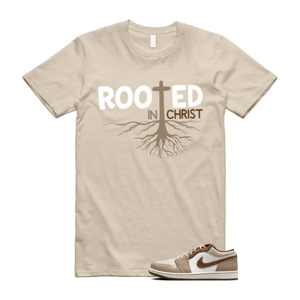 1 Hemp Light British Tan Low SE Sail Oatmeal T Shirt Match ROOTED, HF5753-221 Jezsport.com