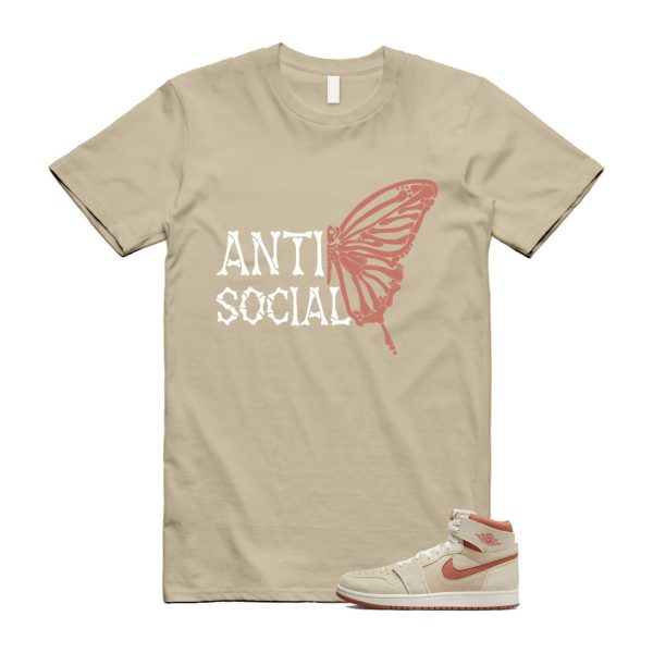 1 Terra Burnt Sunrise Zoom CMFT 2 High Air Sail Blush Tan White T Shirt Match ASB Jezsport.com