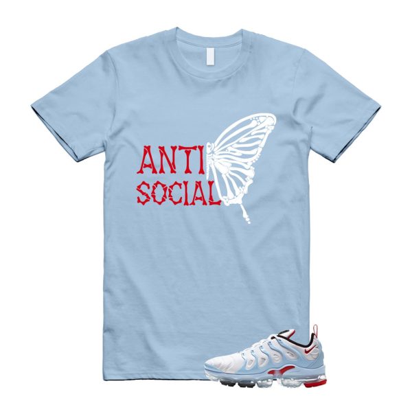 VaporMax Chicago University Red Psychic Blue White Air Plus T Shirt Match ASB ,CW6974-100 Jezsport.com