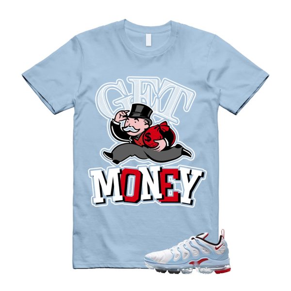 VaporMax Chicago University Red Psychic Blue White Air Plus T Shirt Match GM ,CW6974-100 Jezsport.com