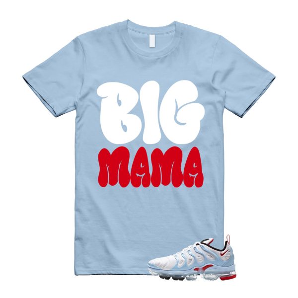 VaporMax Chicago University Red Psychic Blue White Air Plus T Shirt Match MAMA ,CW6974-100 Jezsport.com