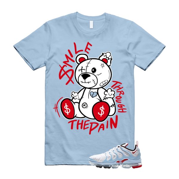 VaporMax Chicago University Red Psychic Blue White Air Plus T Shirt Match SM2 ,CW6974-100 Jezsport.com