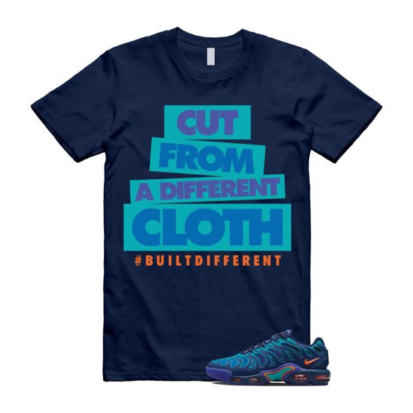 Air Max Plus Drift Midnight Navy Total Orange Dusty Cactus T Shirt Match CLOTH ,FD4290-400 Jezsport.com