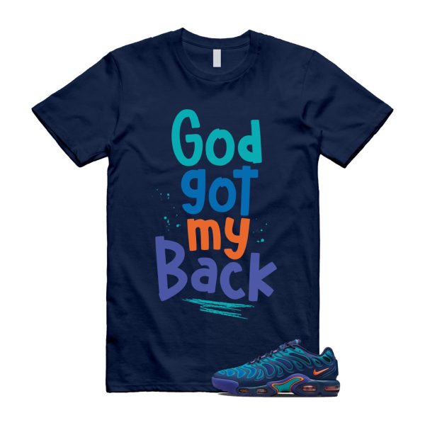 Air Max Plus Drift Midnight Navy Total Orange Dusty Cactus T Shirt Match GOD Jezsport.com