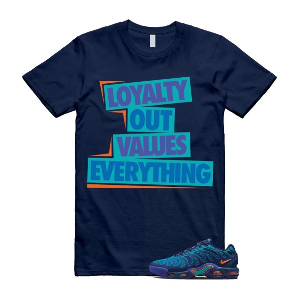 Air Max Plus Drift Midnight Navy Total Orange Dusty Cactus T Shirt Match LOVE ,FD4290-400 Jezsport.com