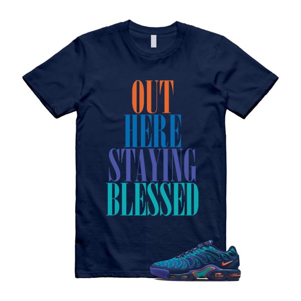 Air Max Plus Drift Midnight Navy Total Orange Dusty Cactus T Shirt Match STAYBLS ,FD4290-400 Jezsport.com