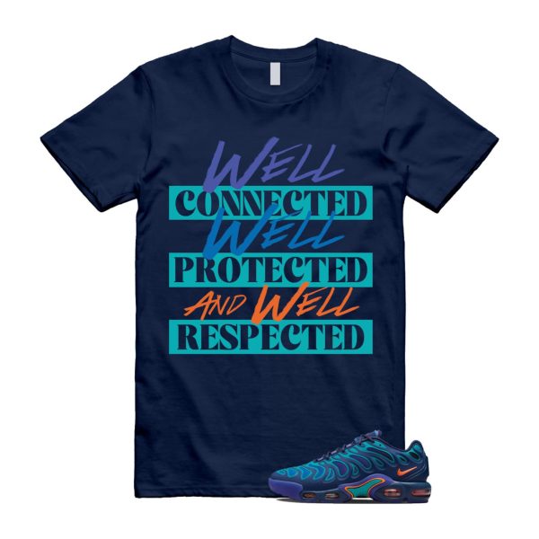 Air Max Plus Drift Midnight Navy Total Orange Dusty Cactus T Shirt Match WELL ,FD4290-400 Jezsport.com