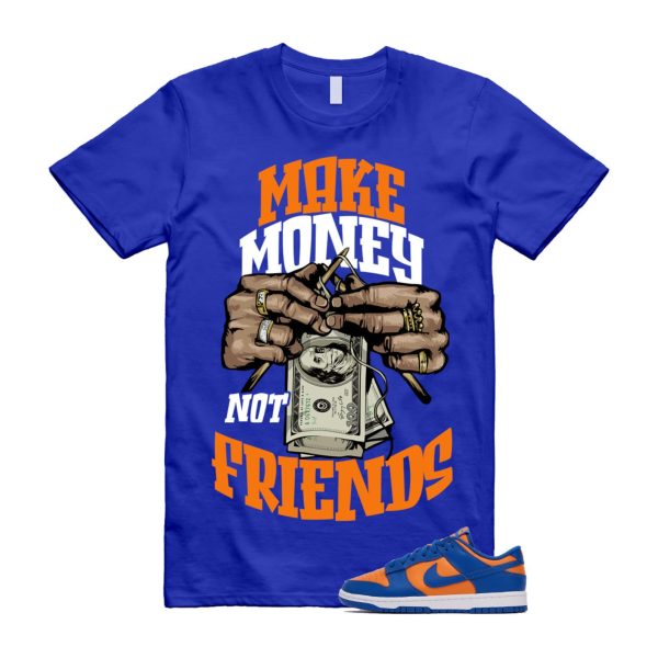 Dunk Knicks Team Royal Blue Orange Low Bright Ceramic T Shirt Match MM ,DV0833-800 Jezsport.com