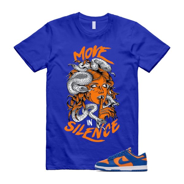 Dunk Knicks Team Royal Blue Orange Low Bright Ceramic T Shirt Match MIS ,DV0833-800 Jezsport.com