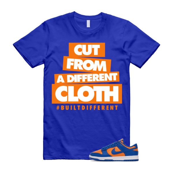 Dunk Knicks Team Royal Blue Orange Low Bright Ceramic T Shirt Match CLOTH ,DV0833-800 Jezsport.com