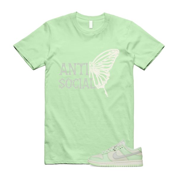 Dunk Sea Glass Low SE Next Nature Light Silver Vapor Green Sail T Shirt Match ASB Jezsport.com