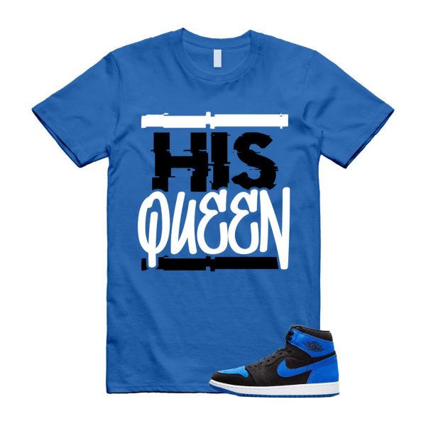 Royal Reimagined 1 Black Royal Blue White Retro High OG T Shirt Match HQ ,DZ5485-042 Jezsport.com